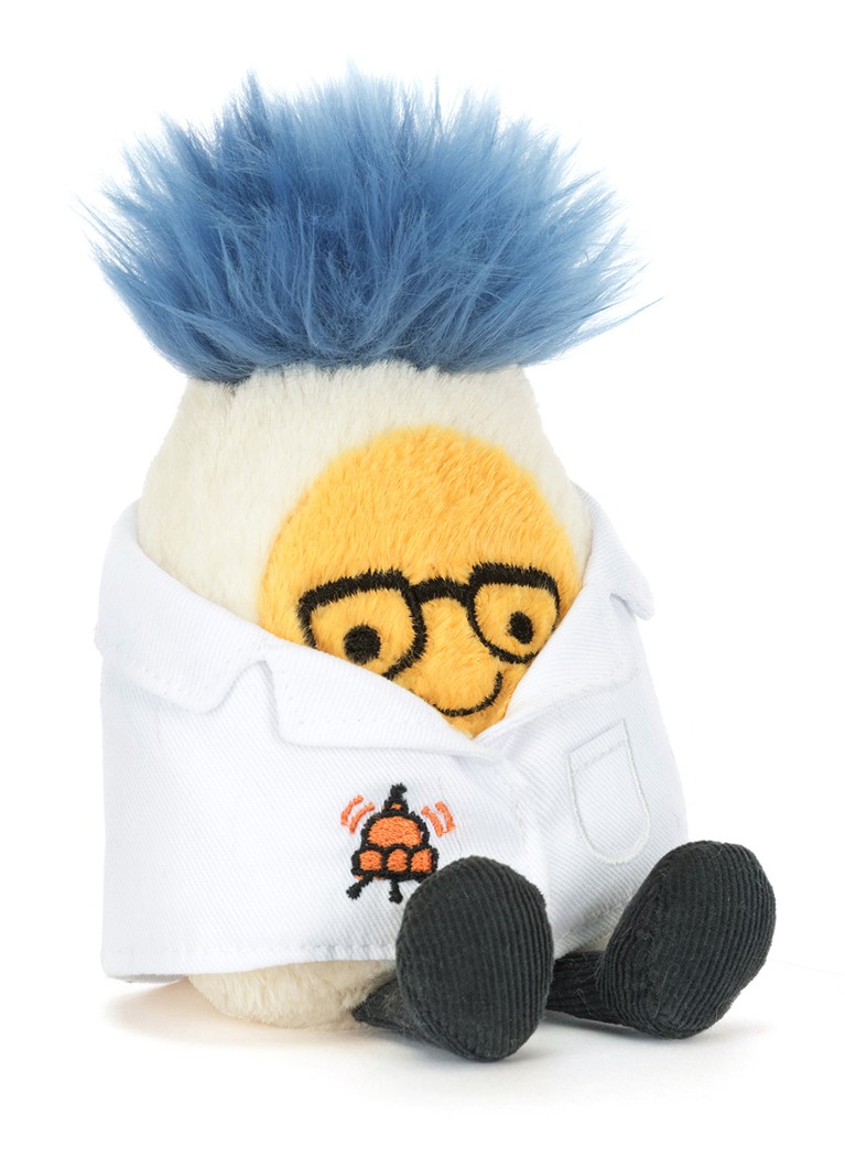 Jellycat Amuseable Boiled Egg Scientist Outfit knuffel 14 cm in de kleur Multicolor, maat: 1MAAT