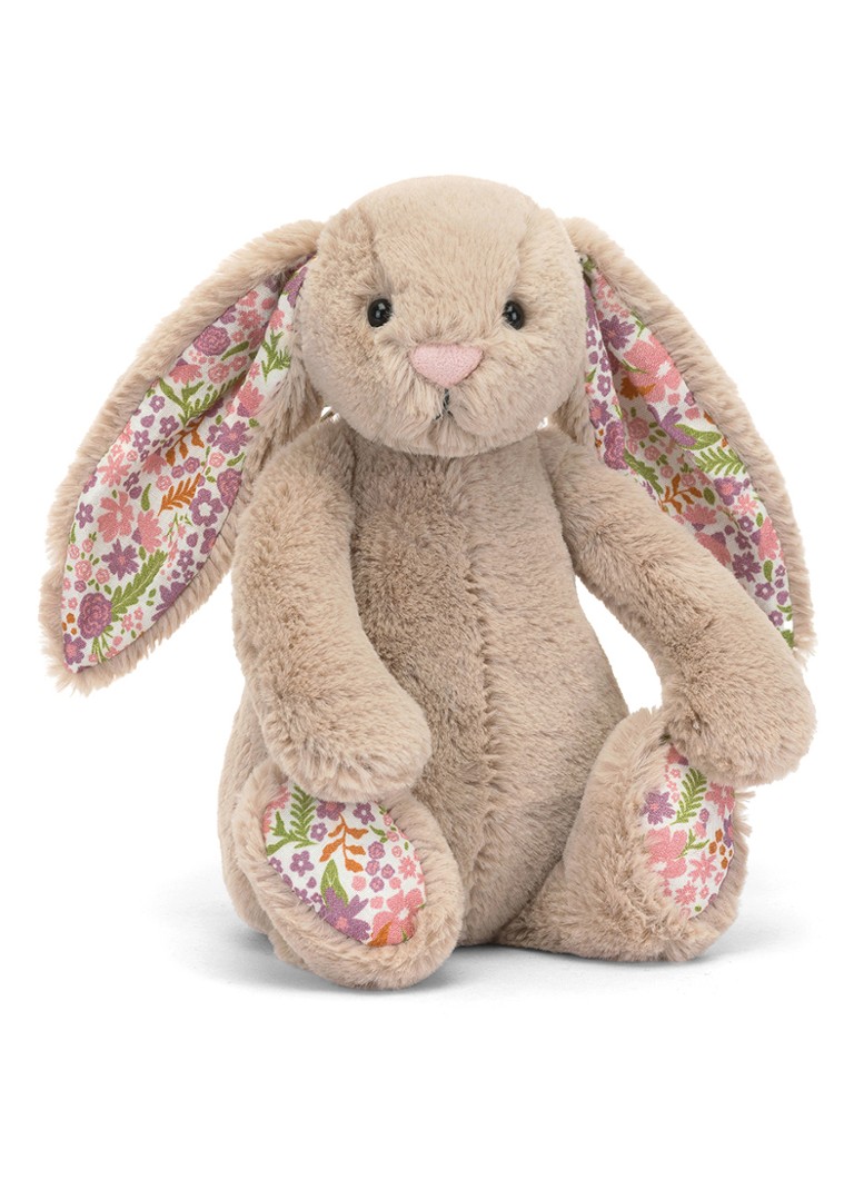 Jellycat Blossom Beige Bunny ‘Petal’ knuffel 18 cm in de kleur Beige, maat: OS