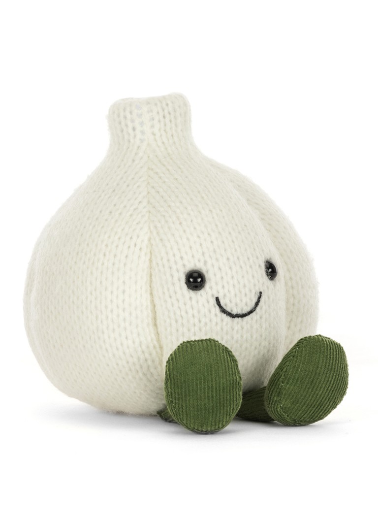 Jellycat Amuseables Garlic knuffel 15 cm in de kleur Gebroken wit, maat: 15x10x9