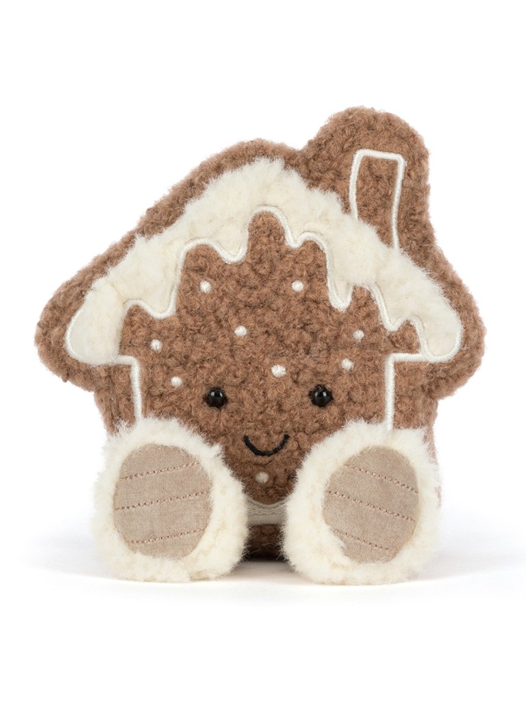 Jellycat Amuseables Molasi Cookie knuffel 18 cm in de kleur Beige, maat: 12x10x4