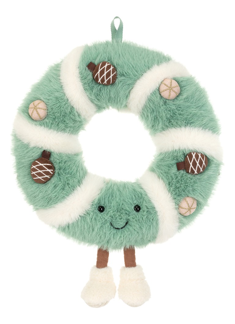Jellycat Amuseables Pinecone Wreath knuffel 34 cm in de kleur Beige, maat: 34x27x6