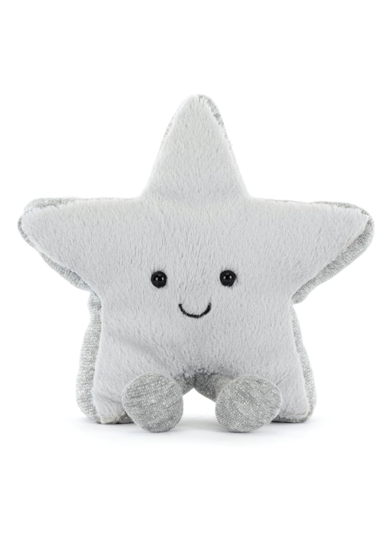 Jellycat Amuseables Silver Star (2026) in de kleur Zilver, maat: 17x17x4
