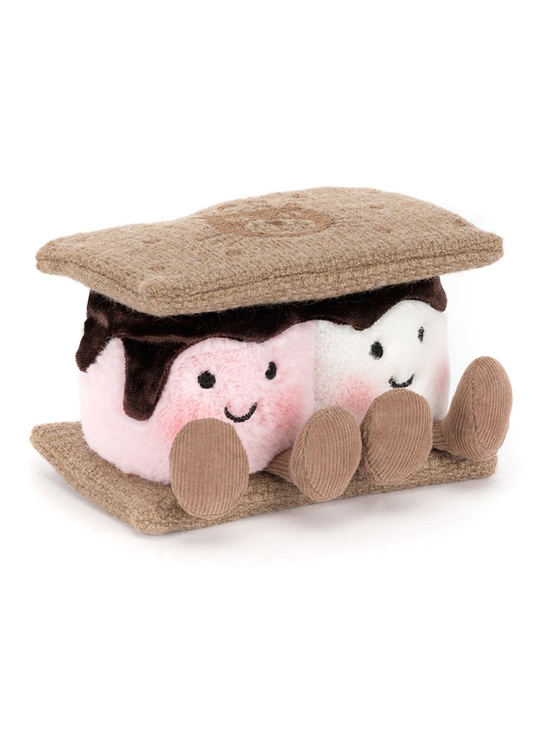 Jellycat Amuseables S'mores knuffel 7 cm in de kleur Beige, maat: 7x12x7