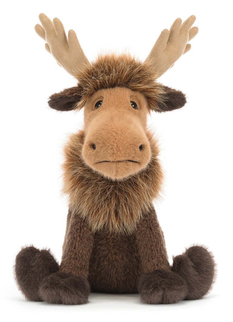 Jellycat Birchly Moose knuffel 28 cm in de kleur Beige, maat: 28x12x12