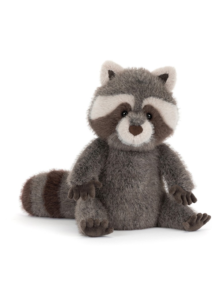 Jellycat Trixiwoo Raccoon knuffel 24 cm in de kleur Beige, maat: 24x16x12
