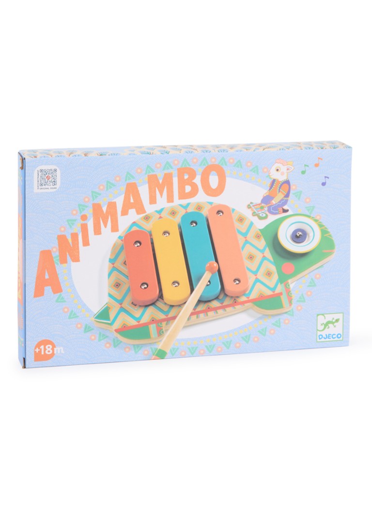 Djeco Schilpad xylofoon in de kleur Multicolor, maat: 1MAAT