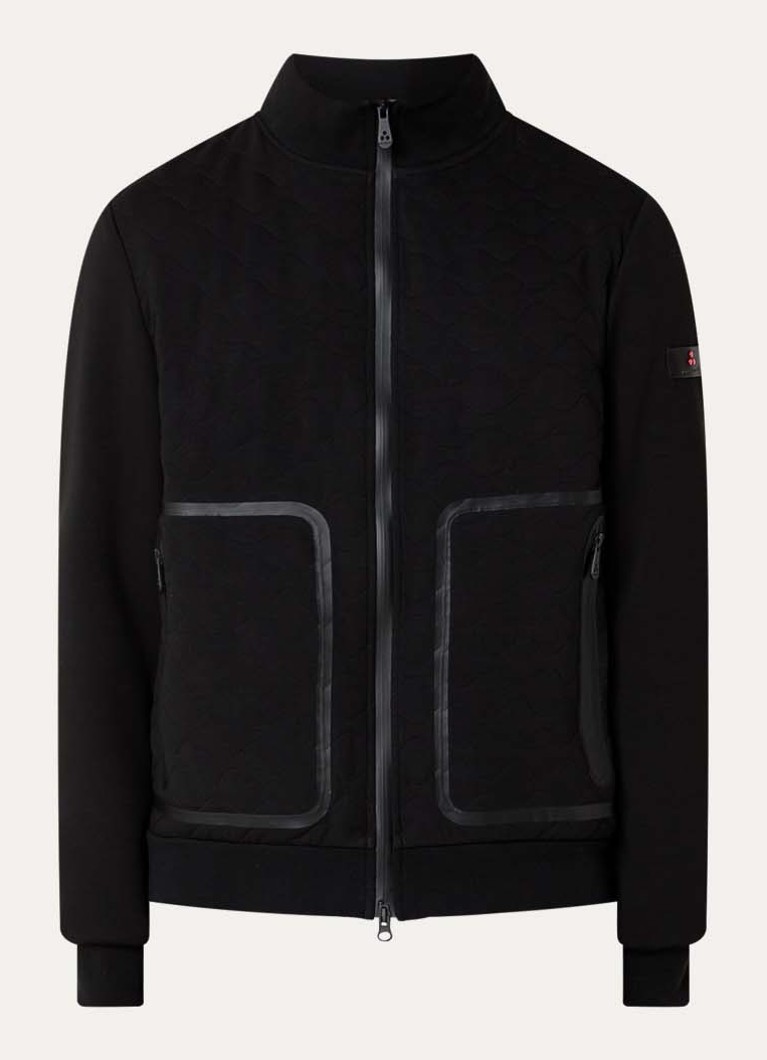 Peuterey Heren Kyarr jack met quilt patroon in de kleur Zwart, maat: S
