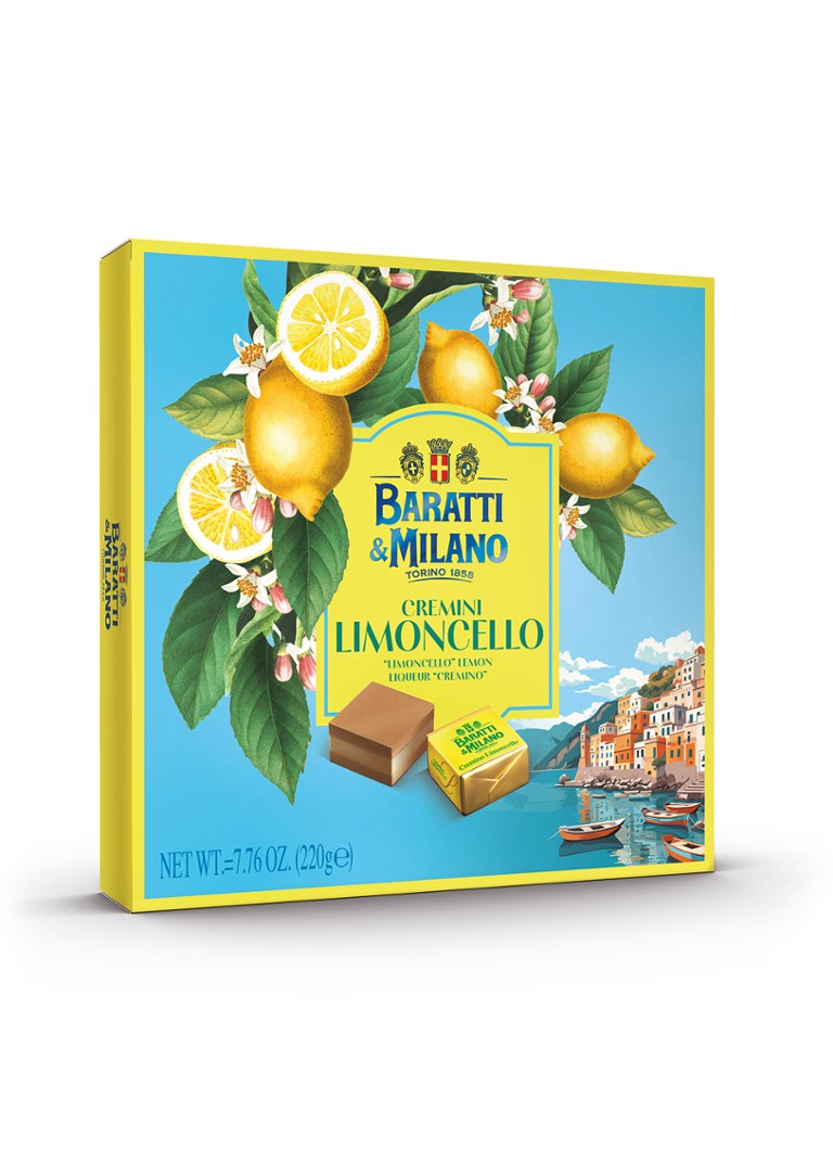 Baratti & Milano Limoncello Lemon Liqueur chocolade bonbons 220 gram - Deal