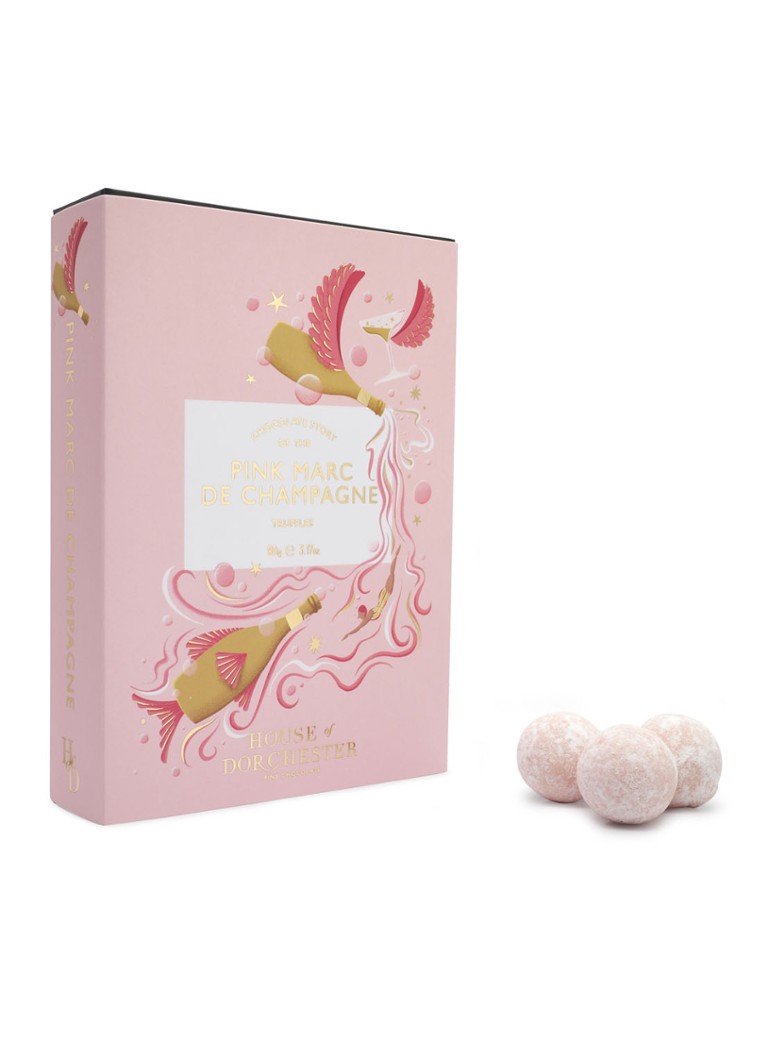 House of Dorchester Pink Champagne Truffles Book Box chocolade truffels 8 stuks Geen kleur - Deal