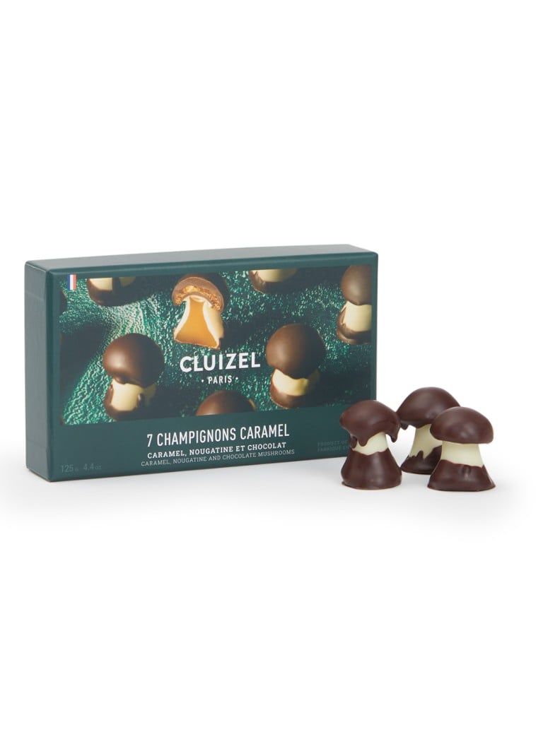 Cluizel Paris Caramel Mushorooms chocolade bonbons in geschenkverpakking 7 stuks - Deal