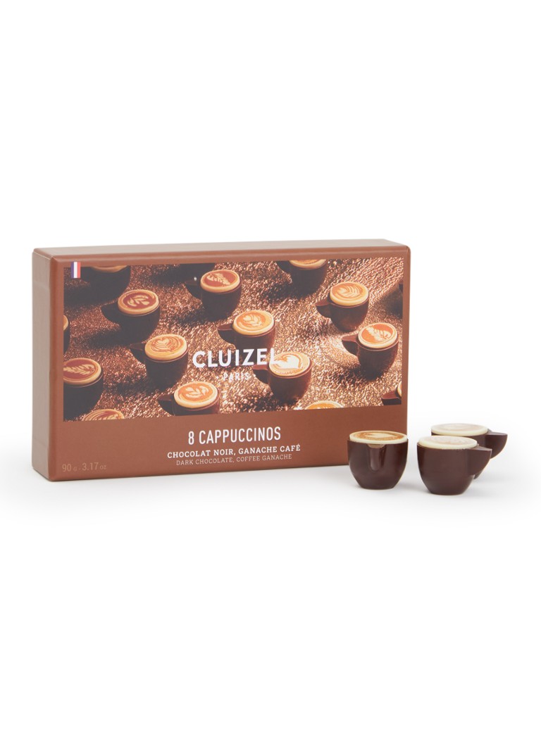 Cluizel Paris Cappuccino chocolade bonbons in geschenkverpakking 8 stuks - Deal