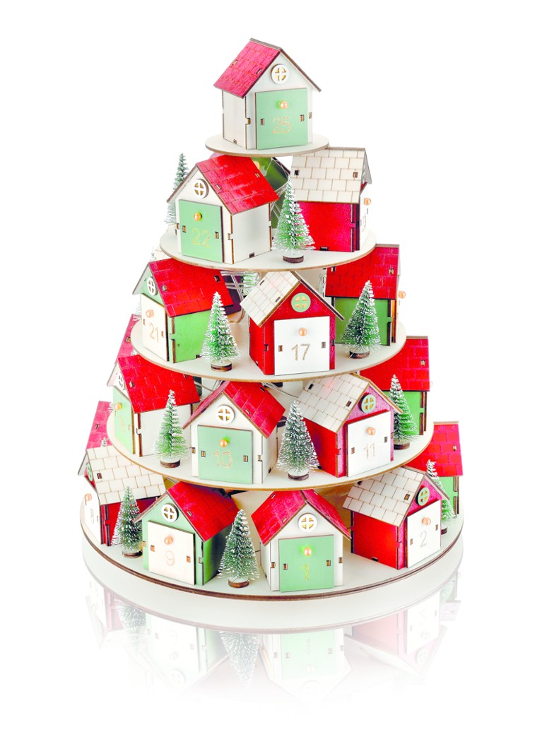 Amaretti Virginia Virginia Draaibare Adventskalender met diverse lekkernijen 150 gram - 24 dagen Beige 150gr. Adventskalenders - Deal