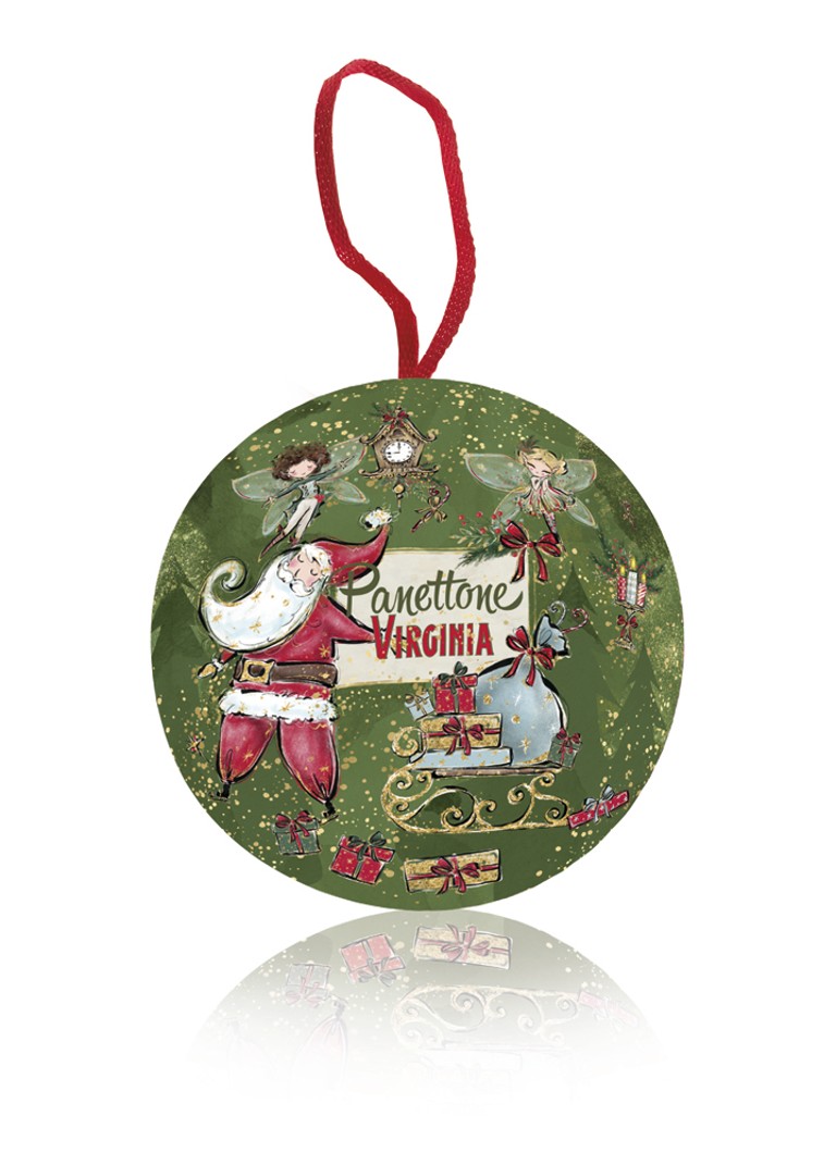 Amaretti Virginia Virginia Mini Panettone in kerstbal 100 gram Beige - Deal