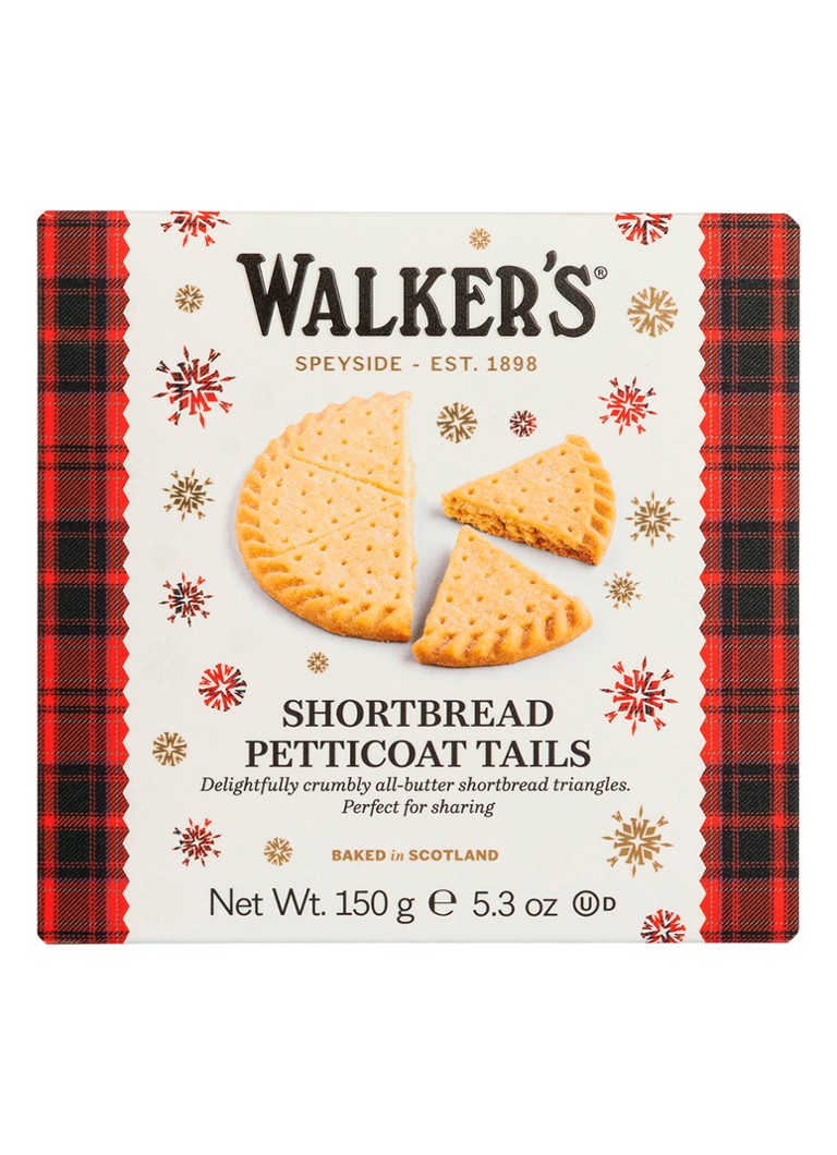 Walkers Shortbread Festive Petticoat Tails zandkoekjes in blik 150 gram Beige - Deal