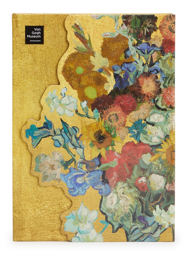MTDay Vincents Bloemen A5 gelinieerd notitieboek Beige - Deal