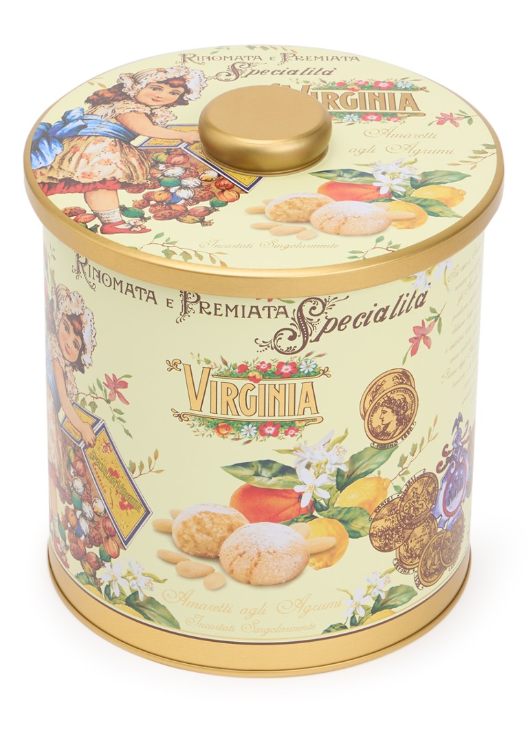 Amaretti Virginia Virginia Citrusvruchten Amaretti koekjes in blik 220 gram - Deal