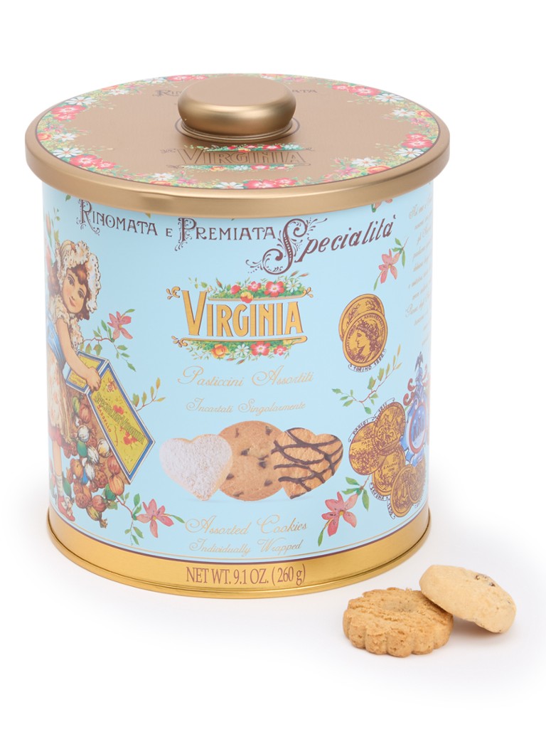 Amaretti Virginia Virginia Pasticcini koekjes in blik 260 gram - Deal