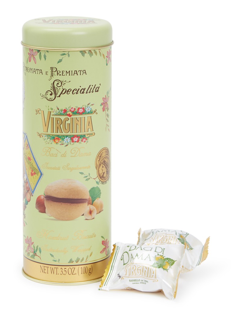 Amaretti Virginia Virginia Baci di dama koekjes in blik 100 gram - Deal
