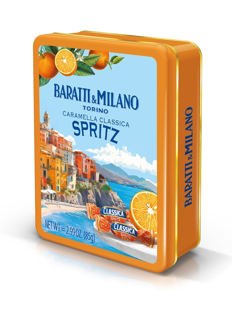 Baratti & Milano Classica Spritz snoep in blik 85 gram - Deal