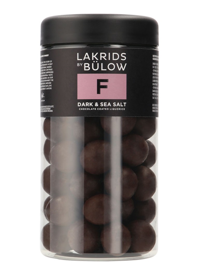 Lakrids by Bülow F - Dark & Sea Salt drop met chocolade 270 gram - Deal