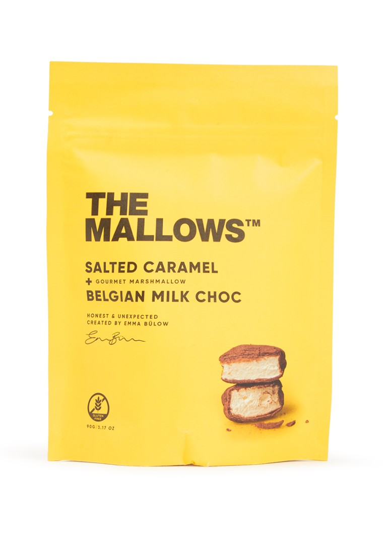 The Mallows Salted Caramel marshmallows met melk chocolade en caramel 90 gram - Deal