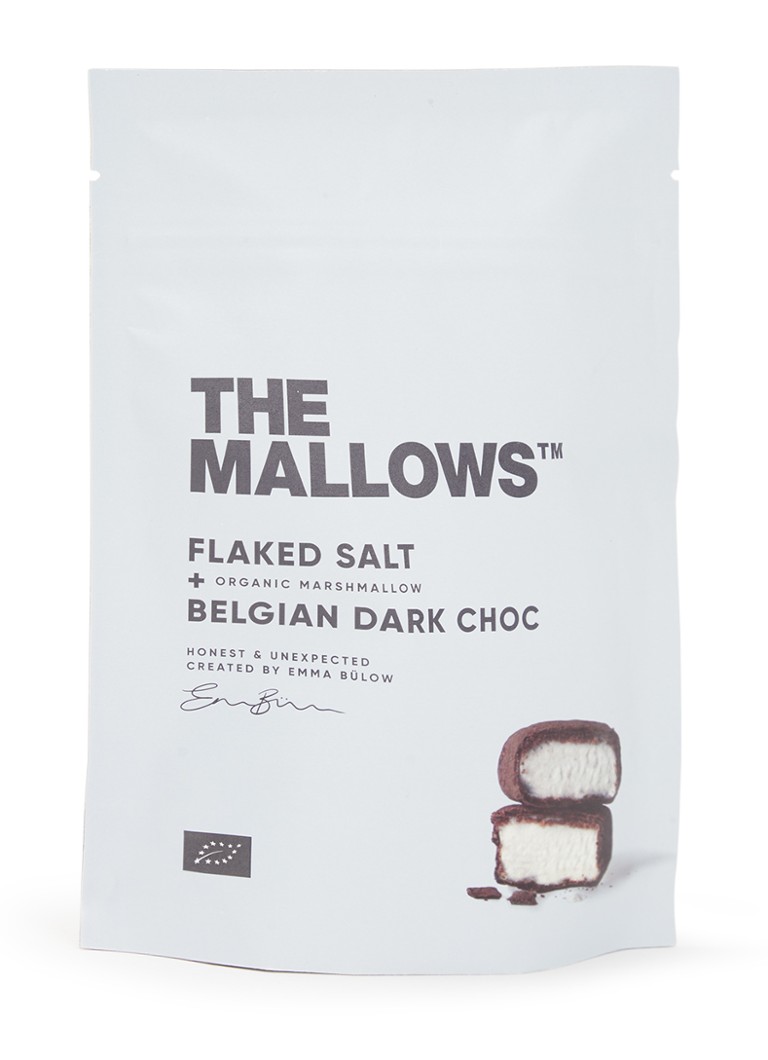 The Mallows Flaked Salt marshmallows met pure chocolade en zout 90 gram - Deal