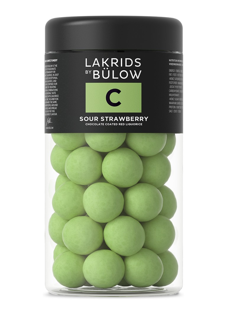Lakrids by Bülow C - Sour Strawberry drop met chocolade 270 gram - Deal
