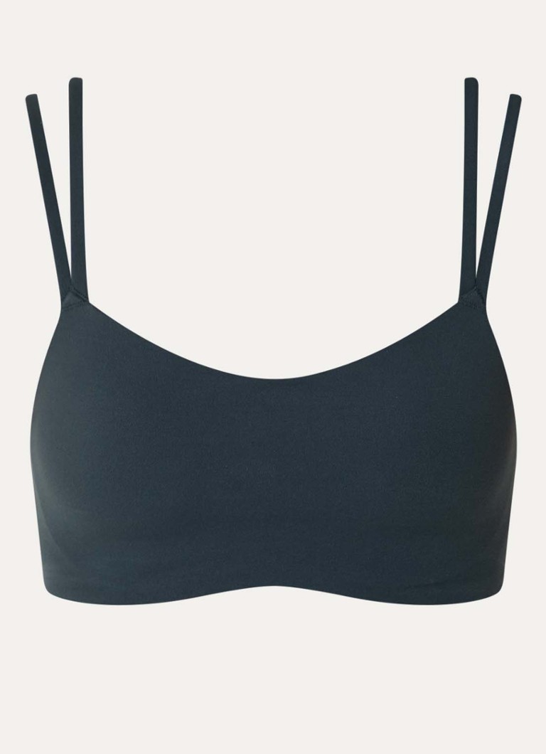 Nike Dames Zenvy voorgevormde sport bh met light support in de kleur Olijfgroen, maat: XS