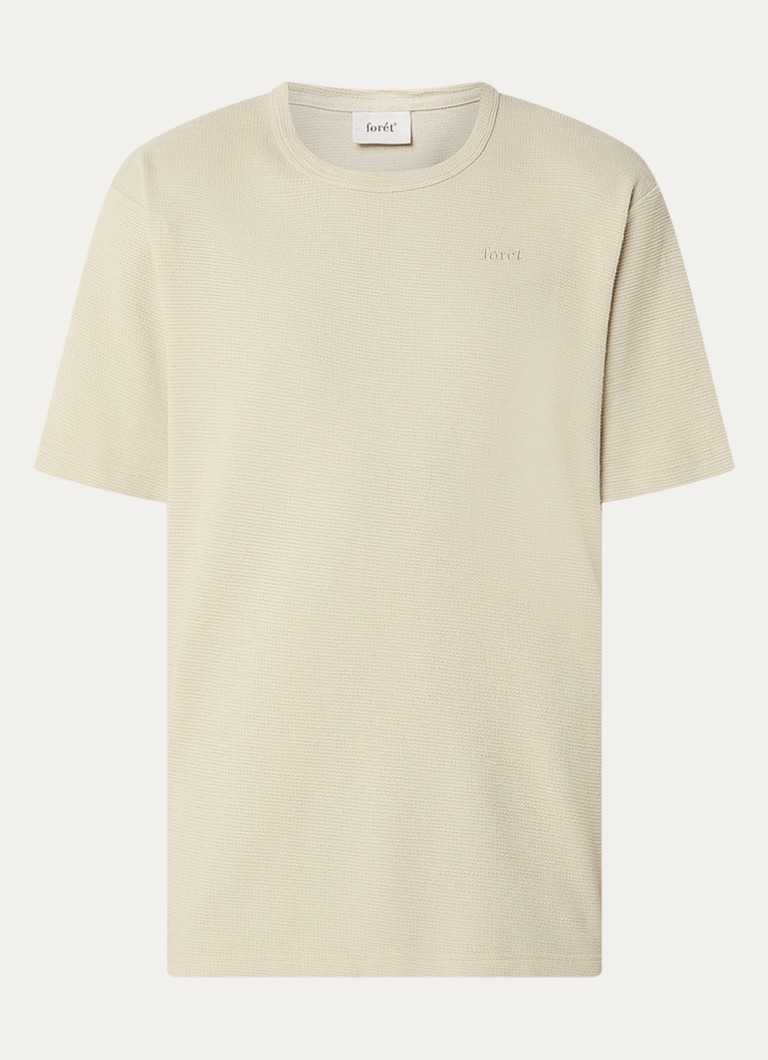 Forét Heren Fir T-shirt met ronde hals in de kleur Lindegroen, maat: XXL