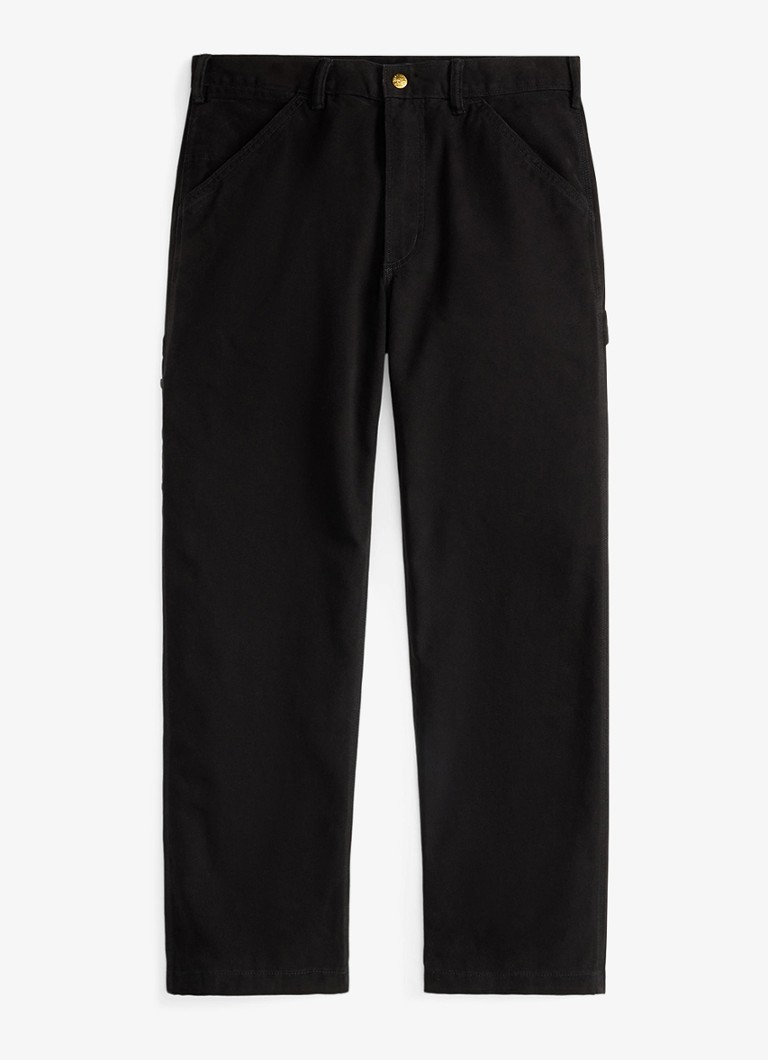 Ralph Lauren Heren Straight fit cargobroek met steekzakken in de kleur Polo Black / Zwart