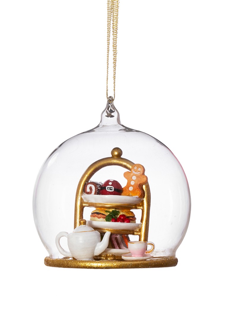 Sass & Belle High Tea kerstbal 8 cm Goud - Deal