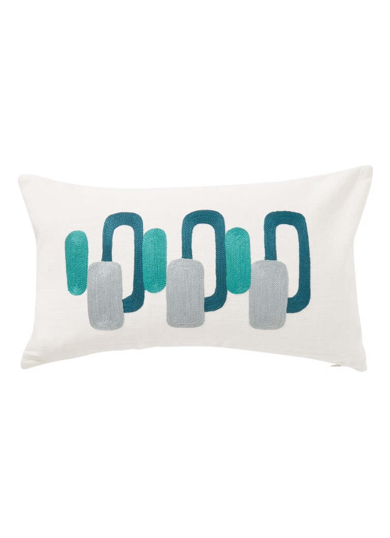 Olivier Desforges Ellipse kussensloop 33 x 57 cm Donkergroen - Deal