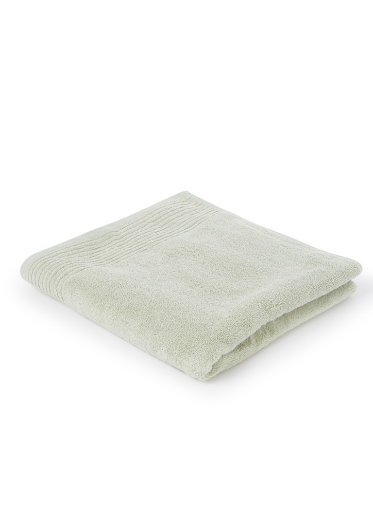 Olivier Desforges Alizee badlaken van katoen 450 gr/m2 - 70 x 140 cm Lindegroen - Deal