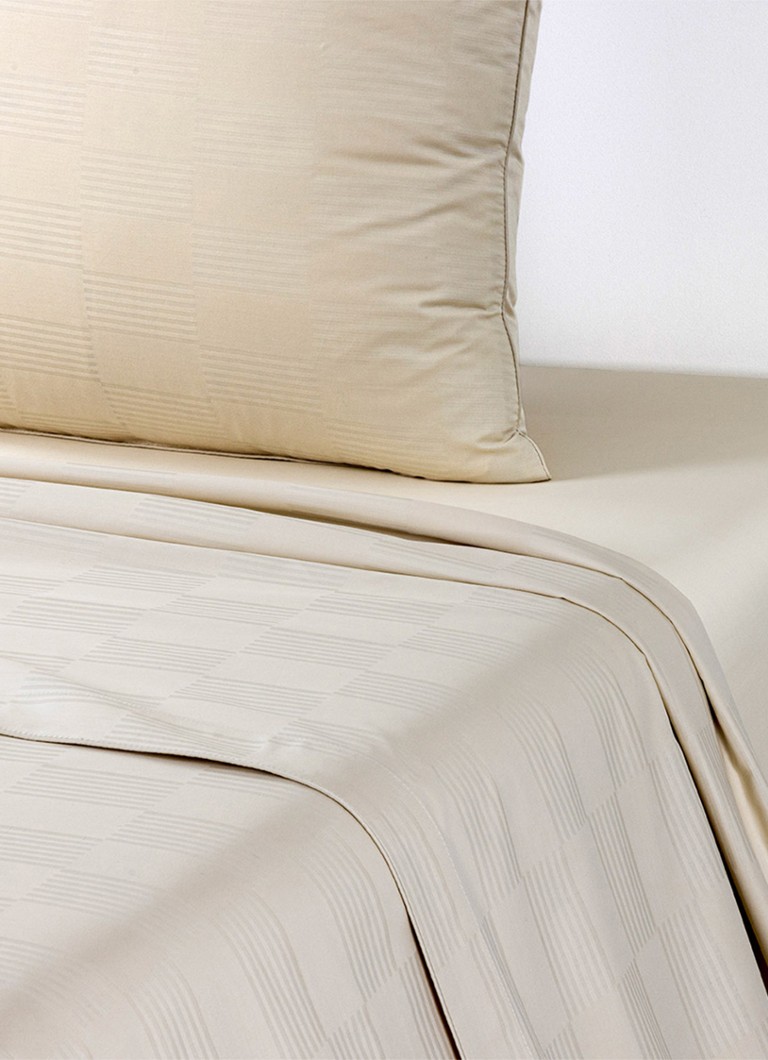 Olivier Desforges Damier laken Creme - Deal