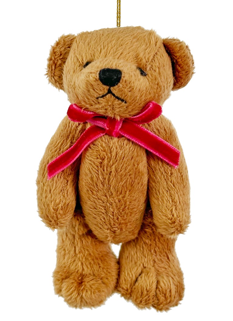 Shishi Teddy Bear kersthanger 11 cm Lichtbruin - Deal