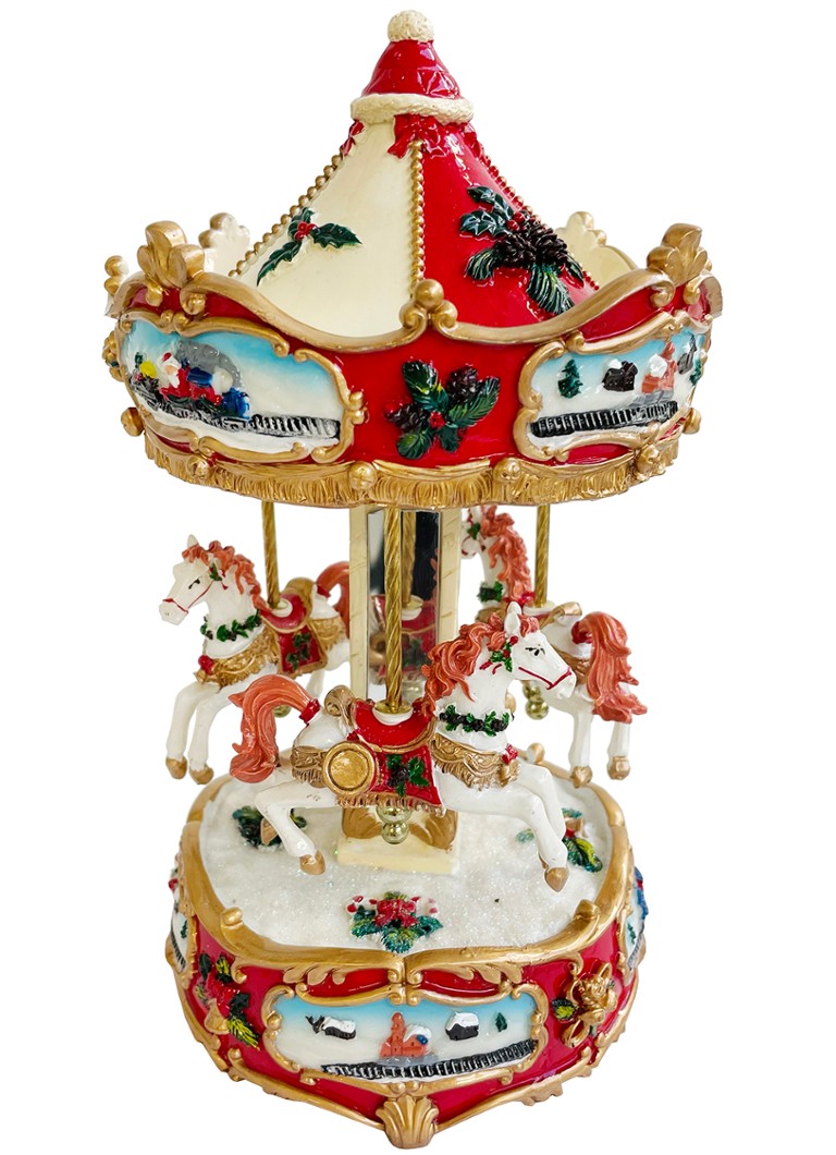 Shishi Draaimolen muziekdoos 24 cm Multicolor - Deal