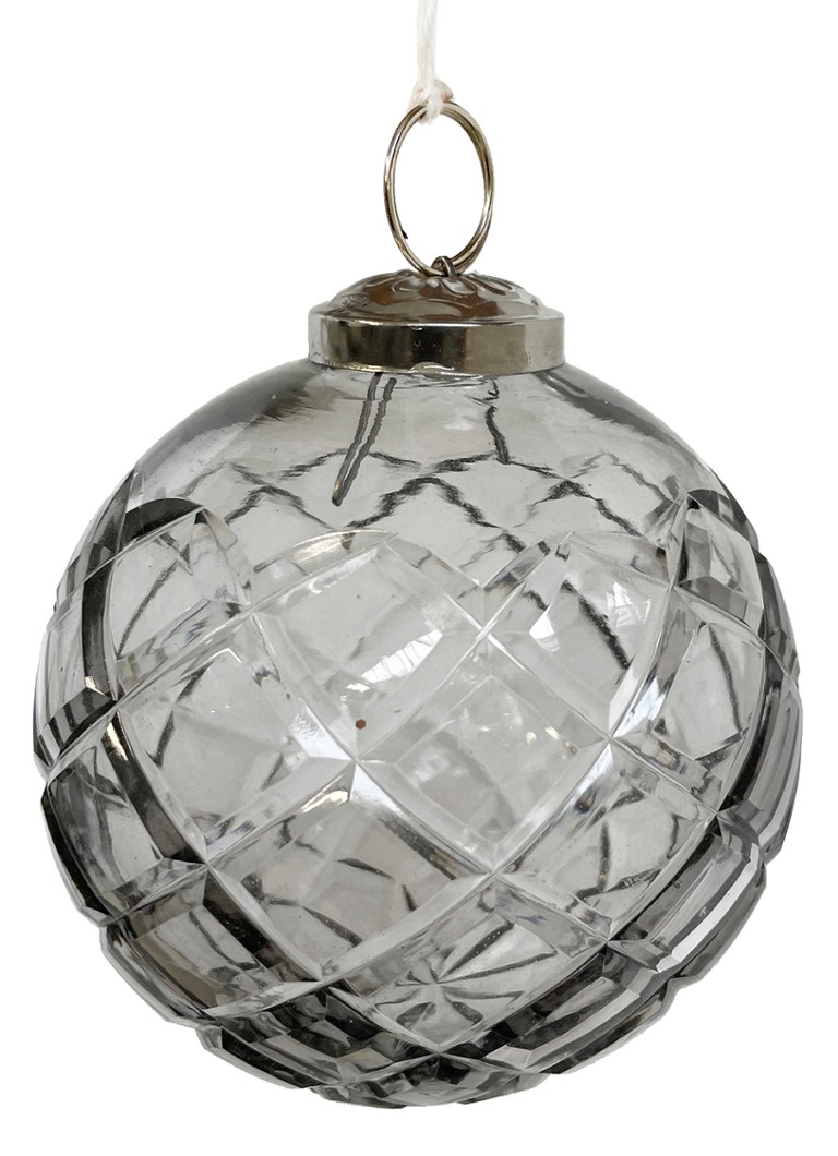 Shishi Crystal kerstbal 9 cm Transparant - Deal