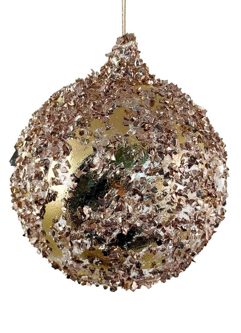 Shishi Kerstbal 10 cm Goud - Deal