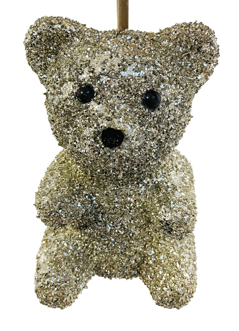 Shishi Beer kersthanger 17 cm Bruin - Deal