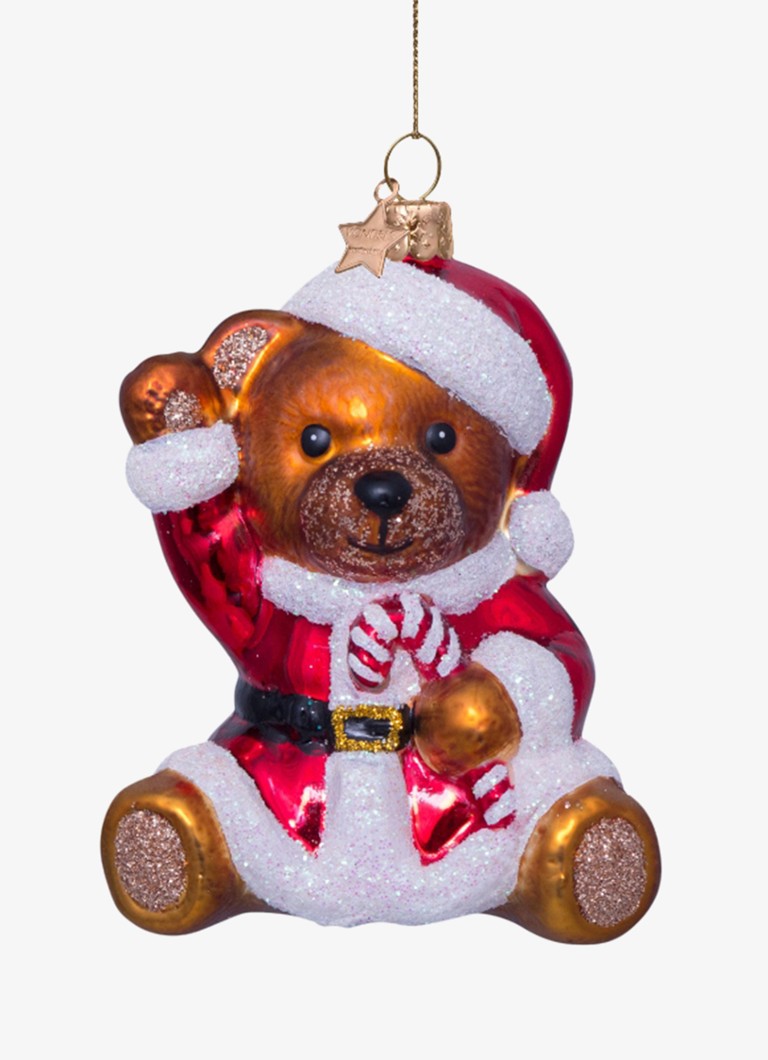 Vondels multi bear w/christmas dress H9.5cm Multicolor - Deal