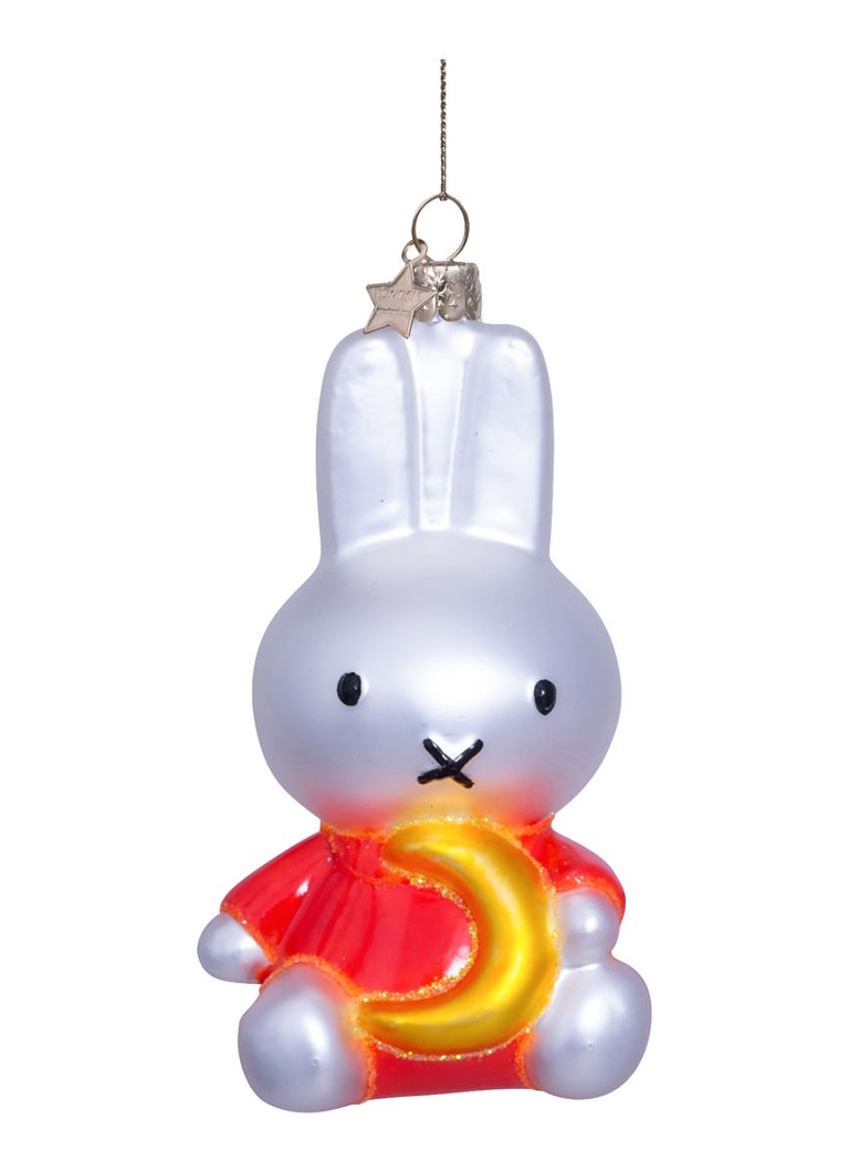 Vondels Nijntje/Miffy met Maan kersthanger 10,5 cm Multicolor - Deal