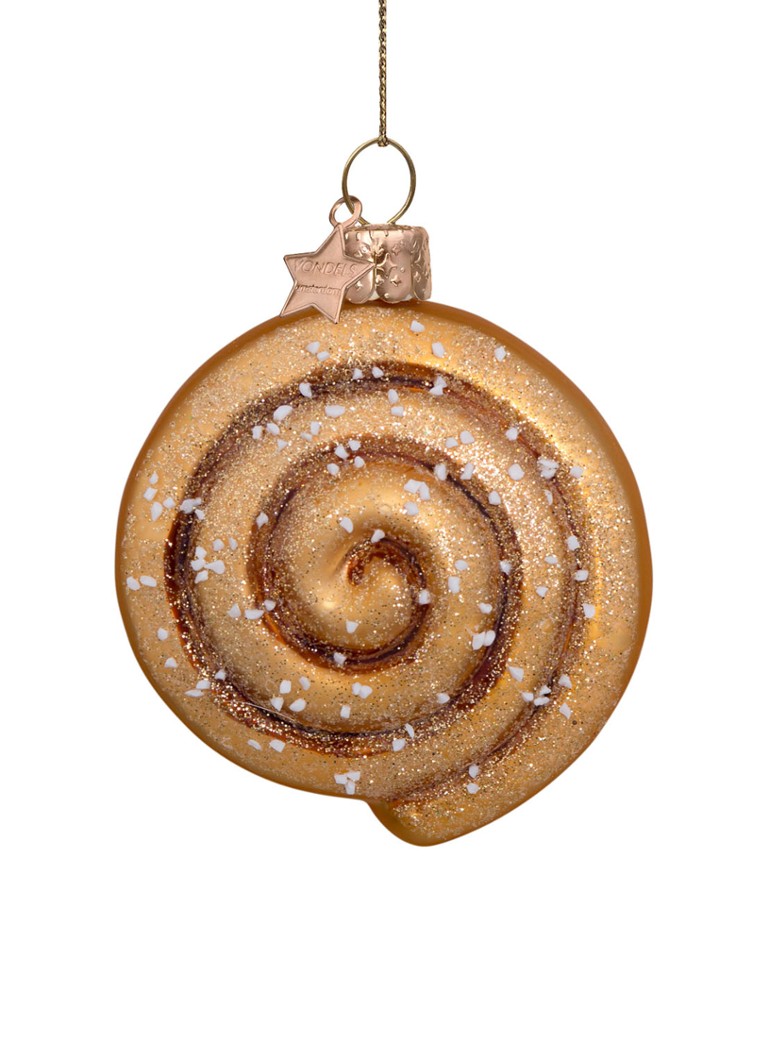 Vondels Cinnamonroll kersthanger 8 cm Bruin - Deal