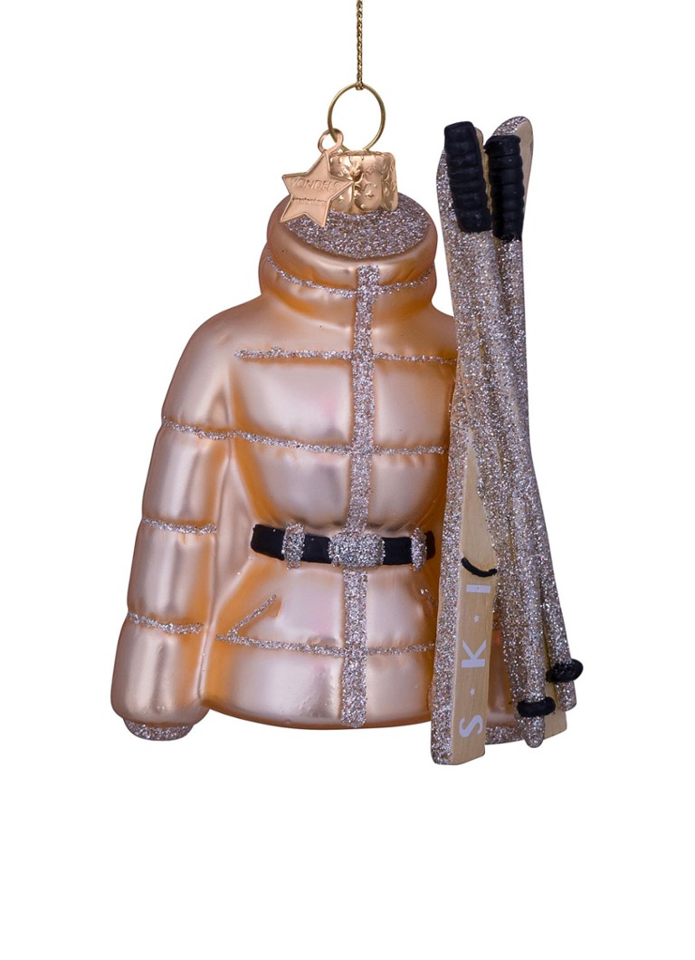 Vondels Ski-jas kersthanger 10,5 cm Goud - Deal
