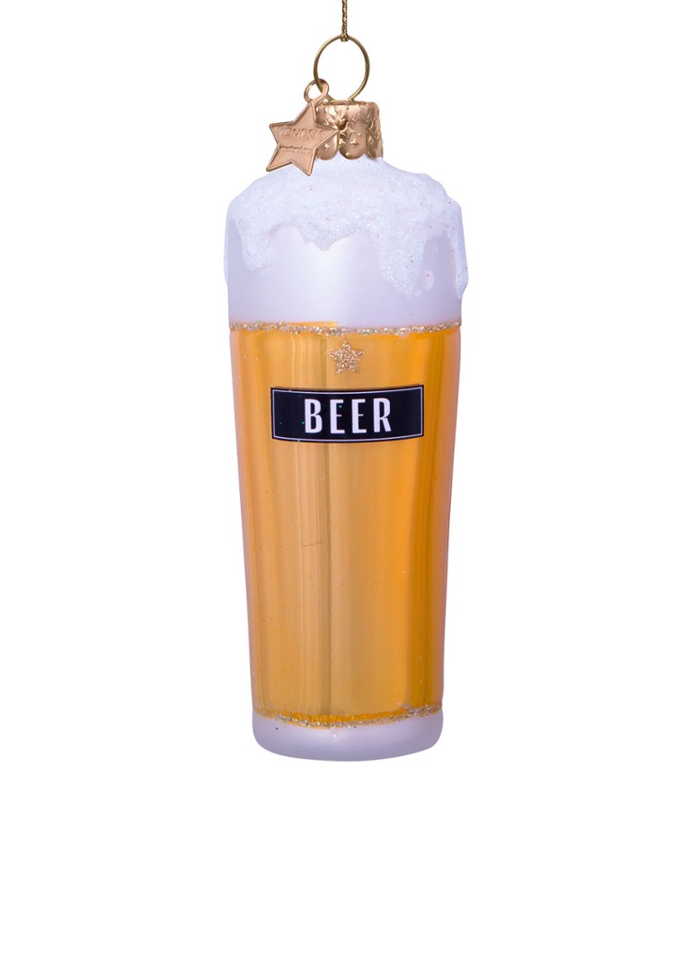 Vondels Bier kersthanger 10 cm Goud - Deal