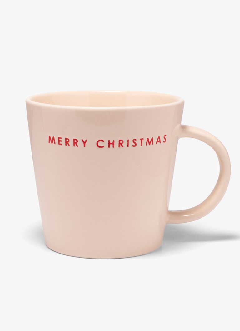 Vondels Merry Christmas mok 35 cl Lichtroze - Deal