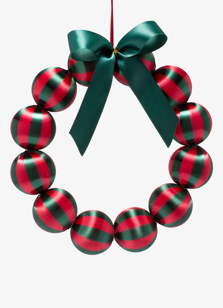 Vondels Kerstkrans 26,5 cm Donkergroen - Deal
