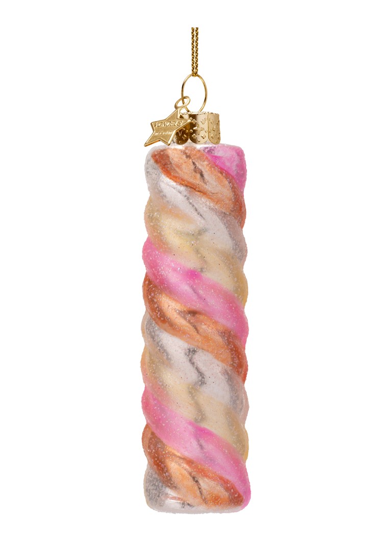 Vondels Spekje kersthanger 10 cm Roze - Deal