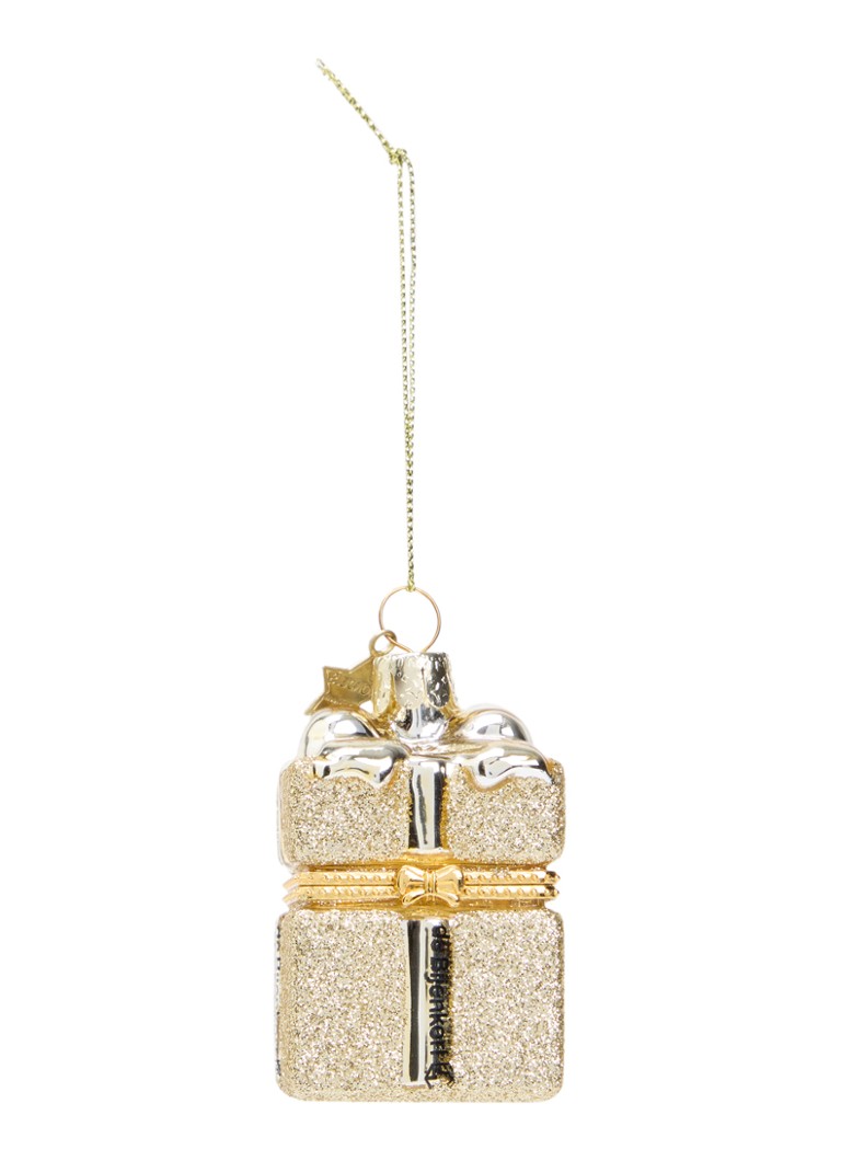 Vondels Special Bijenkorf cadeau kersthanger 6 cm Goud - Deal