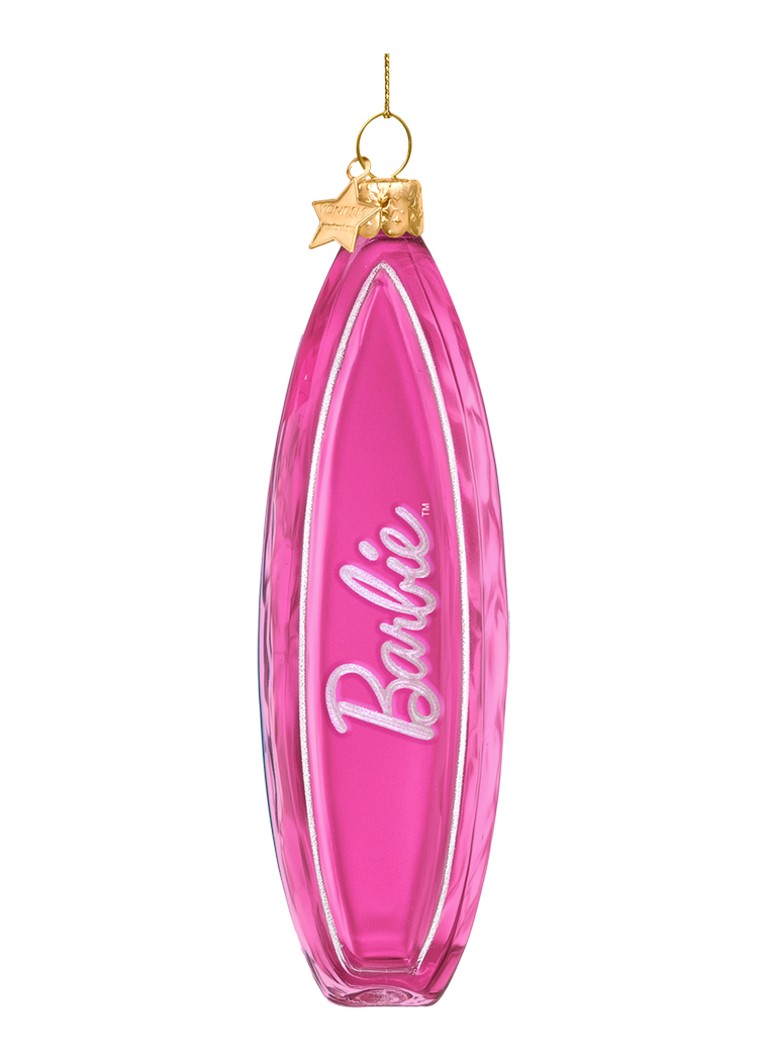 Vondels Barbie Surfboard kersthanger 11 cm Roze - Deal