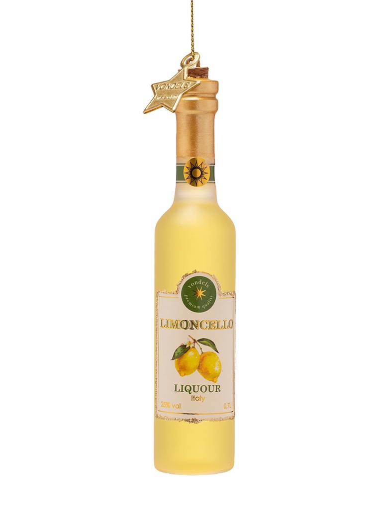 Vondels Limoncello fles kersthanger 13 cm Goud - Deal